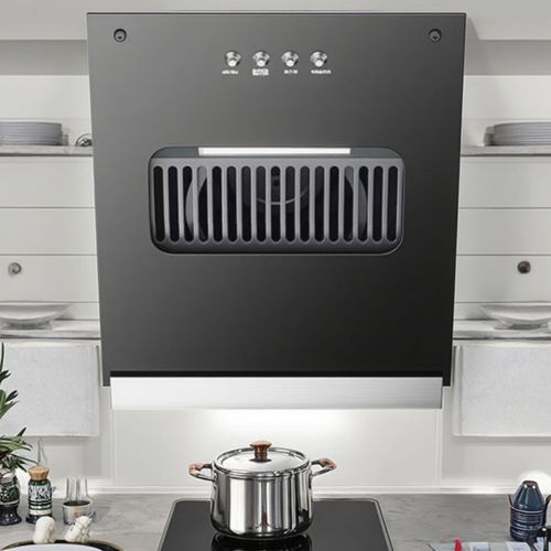 Household range hood pequeno grande sucção 390 larga lado sucção fumaça máquina