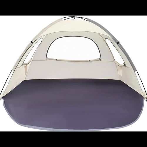 Tenda de praia respirável com proteção solar