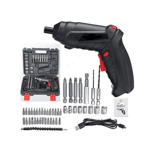 Electric Cordless Screwdriver Usb Rechargeable Drill Driver Screw Guns
