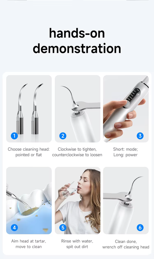 Ultrasonic intelligent teeth cleaner
