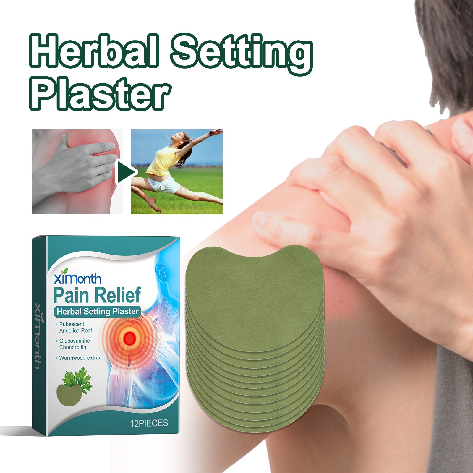 Mugwort Patch​ XIMONTH Herbal Setting Plaster