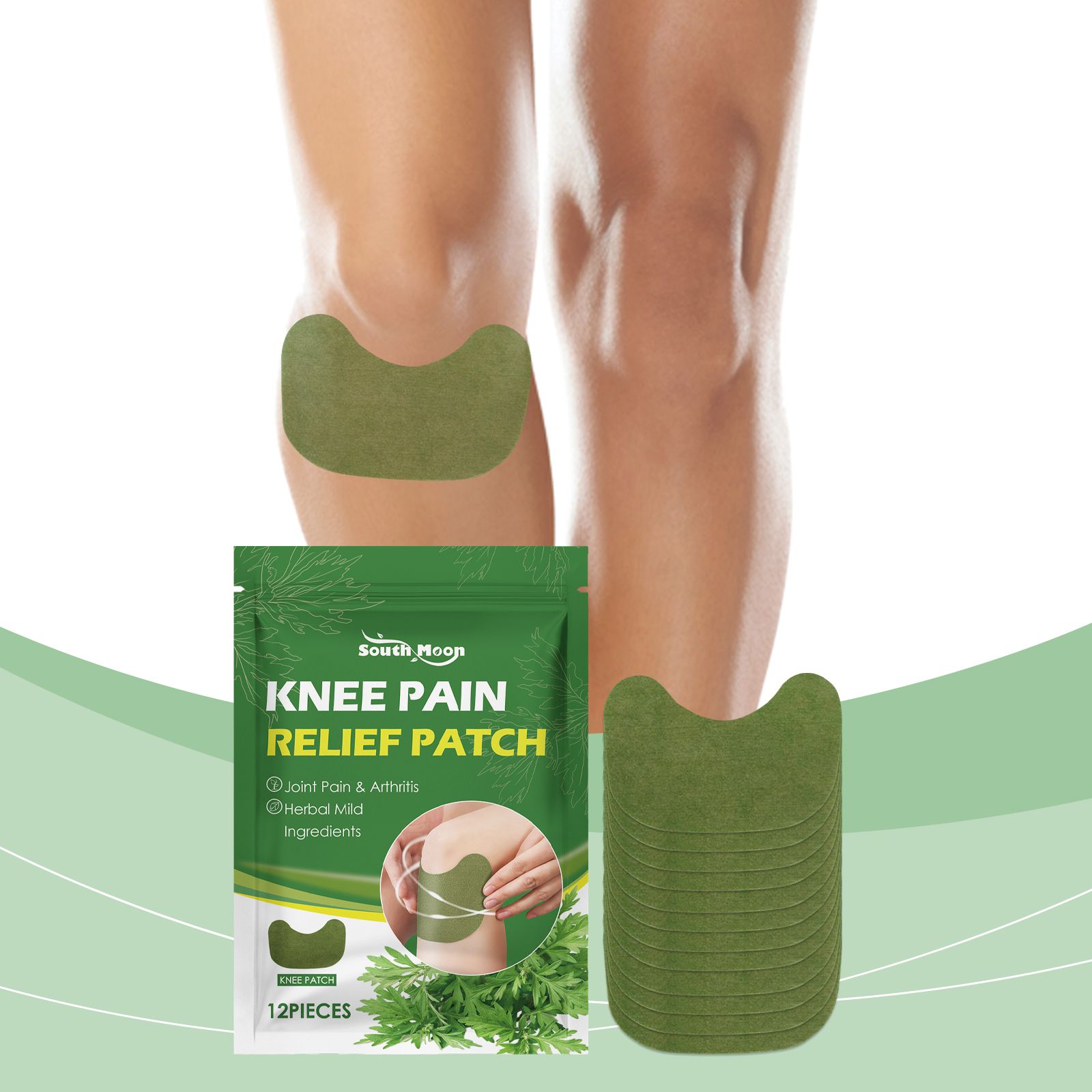 Mugwort Patch​ SOUTH MOON Knee Pain Relief Patch