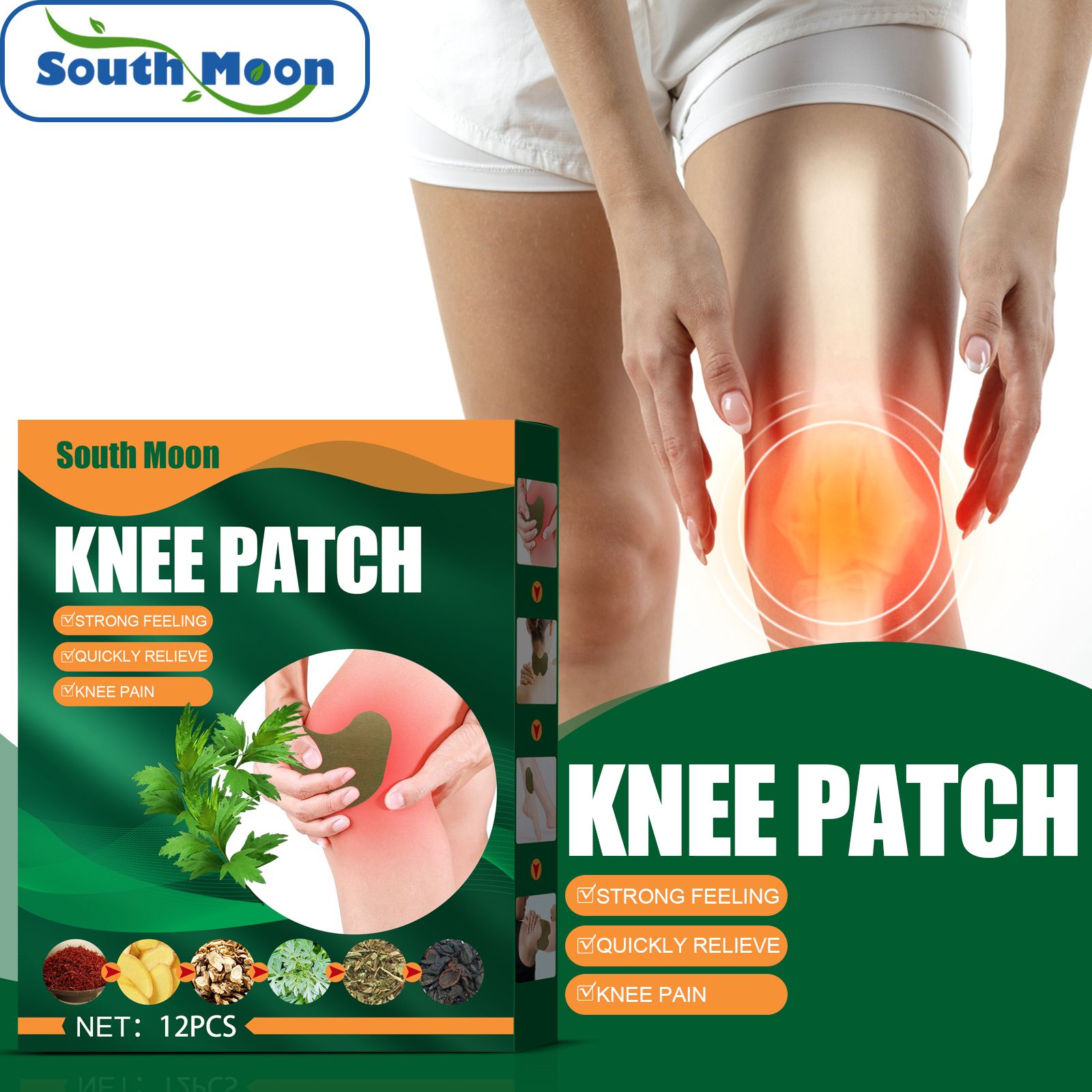 Mugwort Patch​ SOUTH MOON Knee Patch