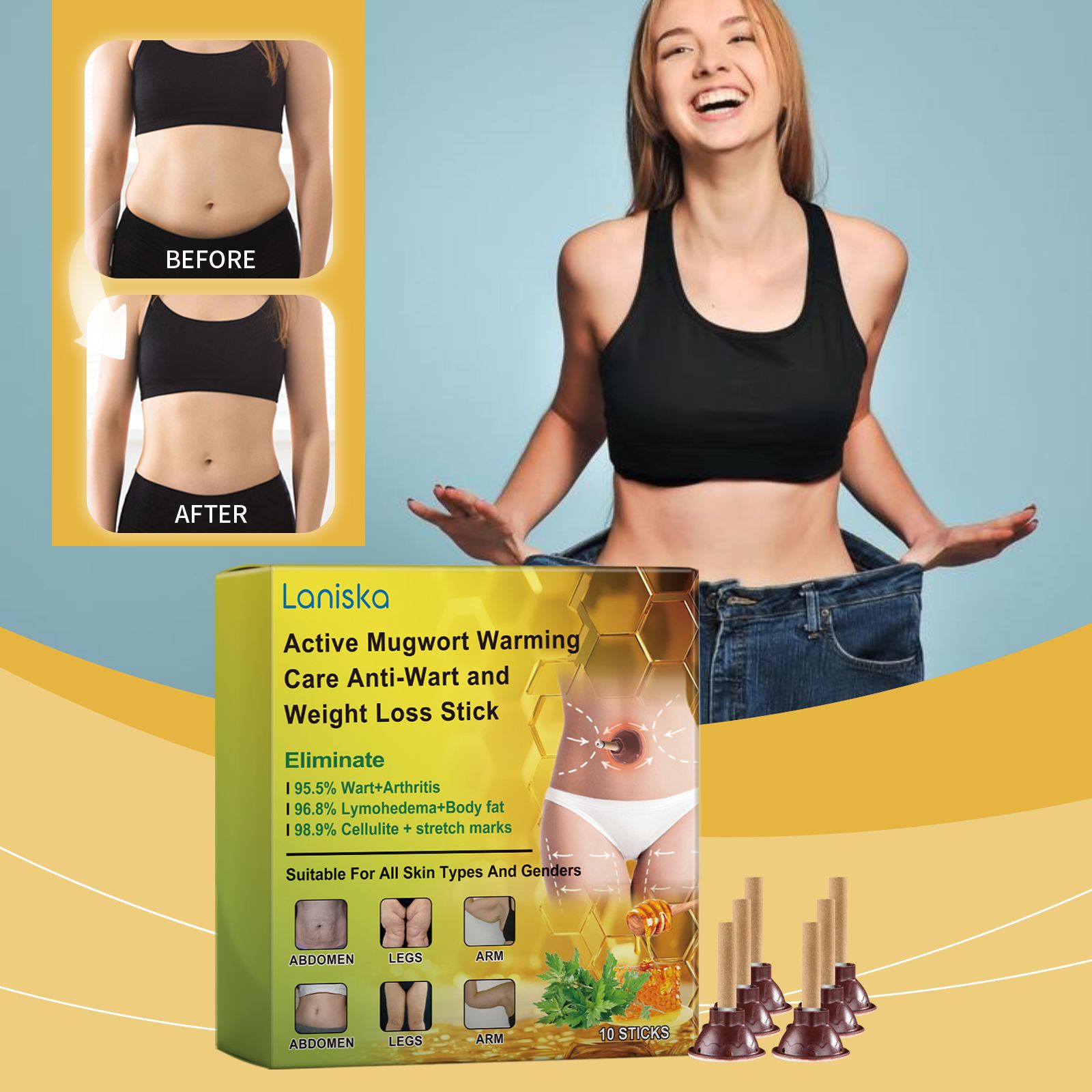 Mugwort LANISKA Weight Loss Stick