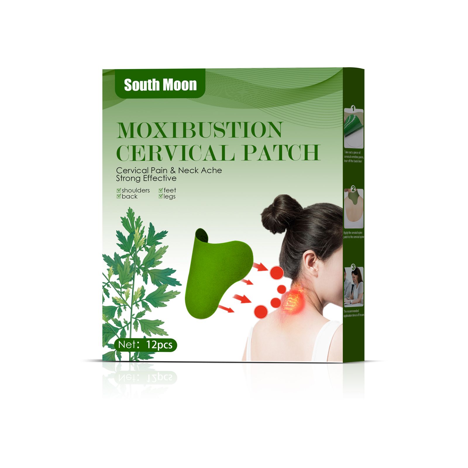 Mugwort Patch​ SOUTH MOON Moxibustion Cervical Patch