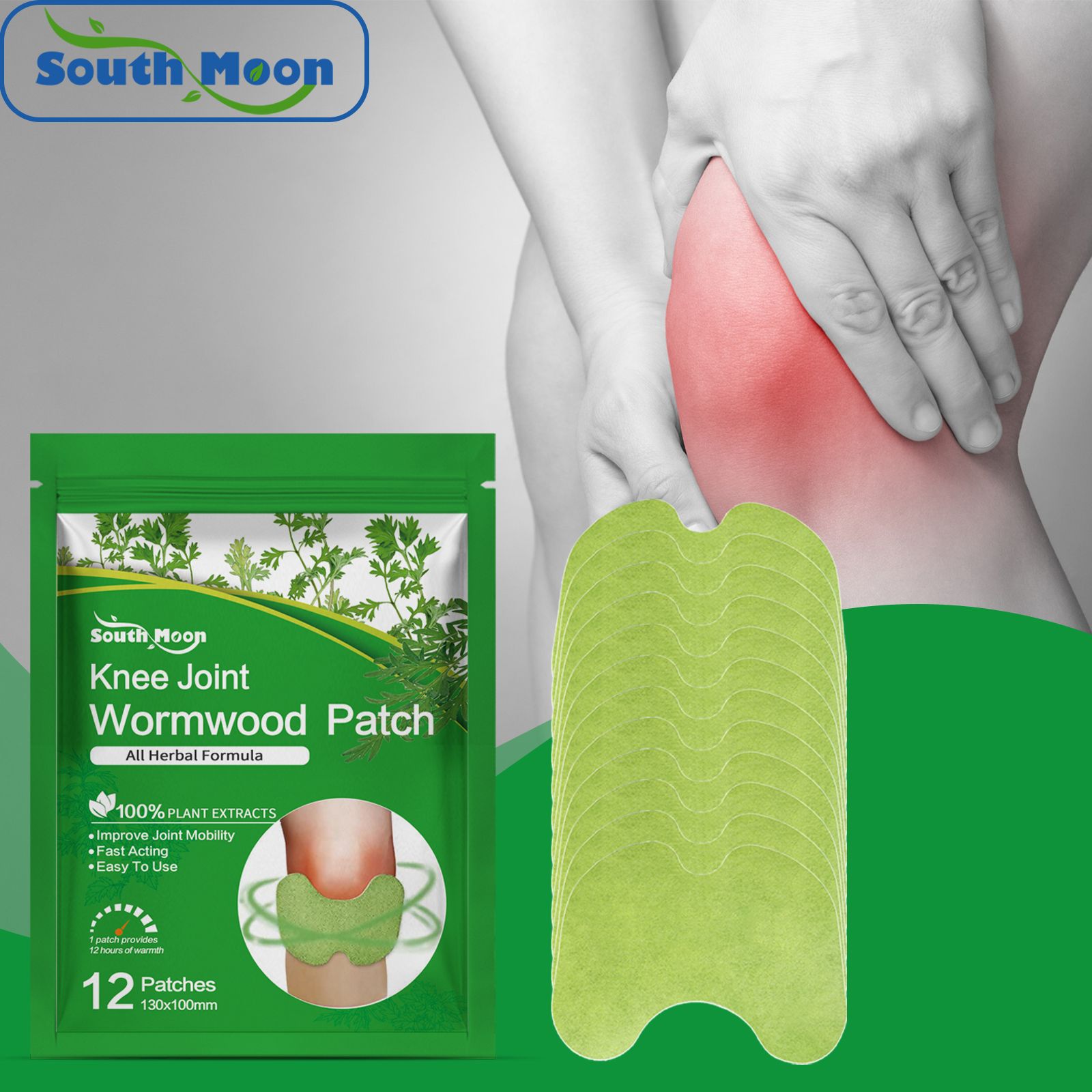 Mugwort Patch​ SOUTH MOON Knee Joint Wormwood Patch