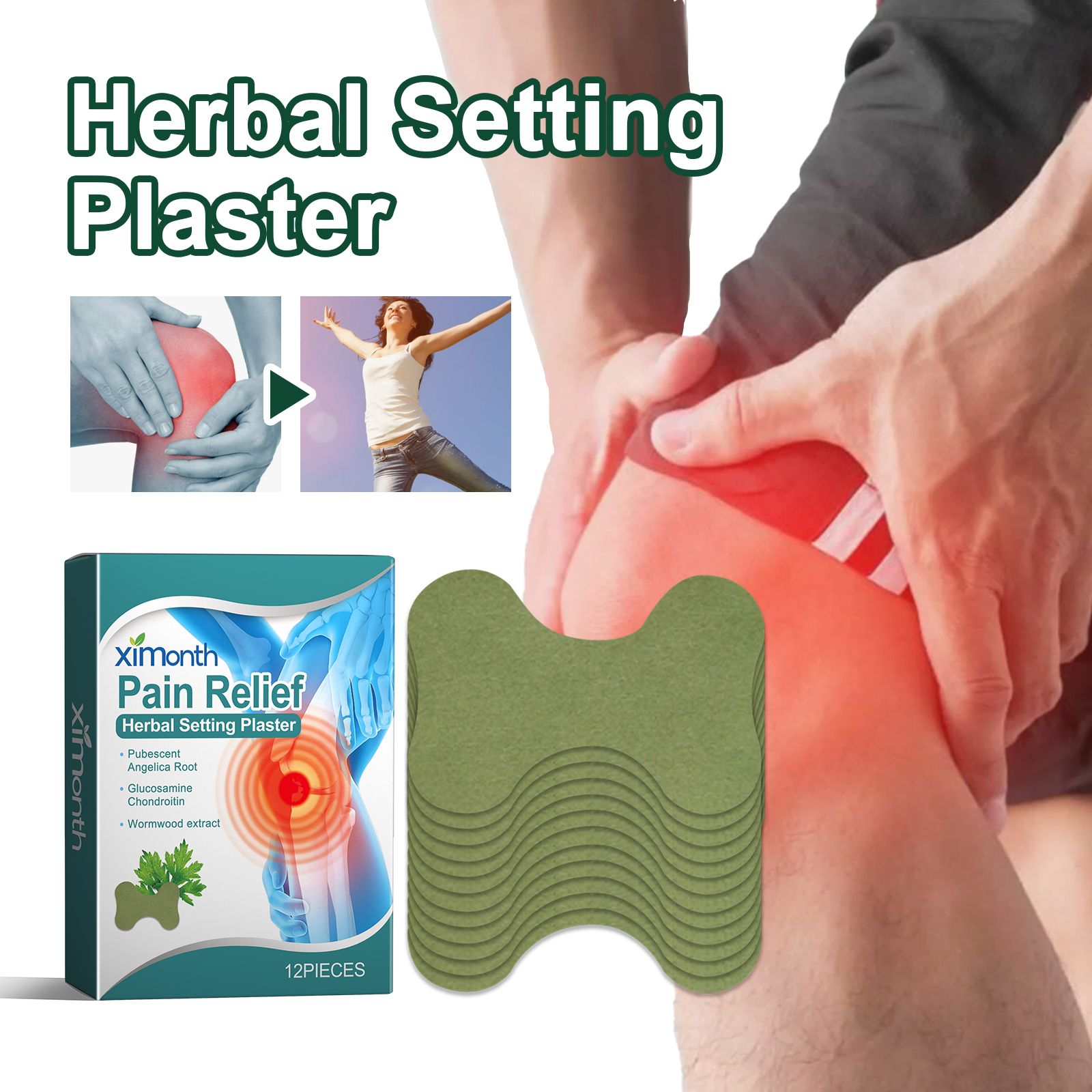 Mugwort Patch​ XIMONTH Herbal Setting Plaster