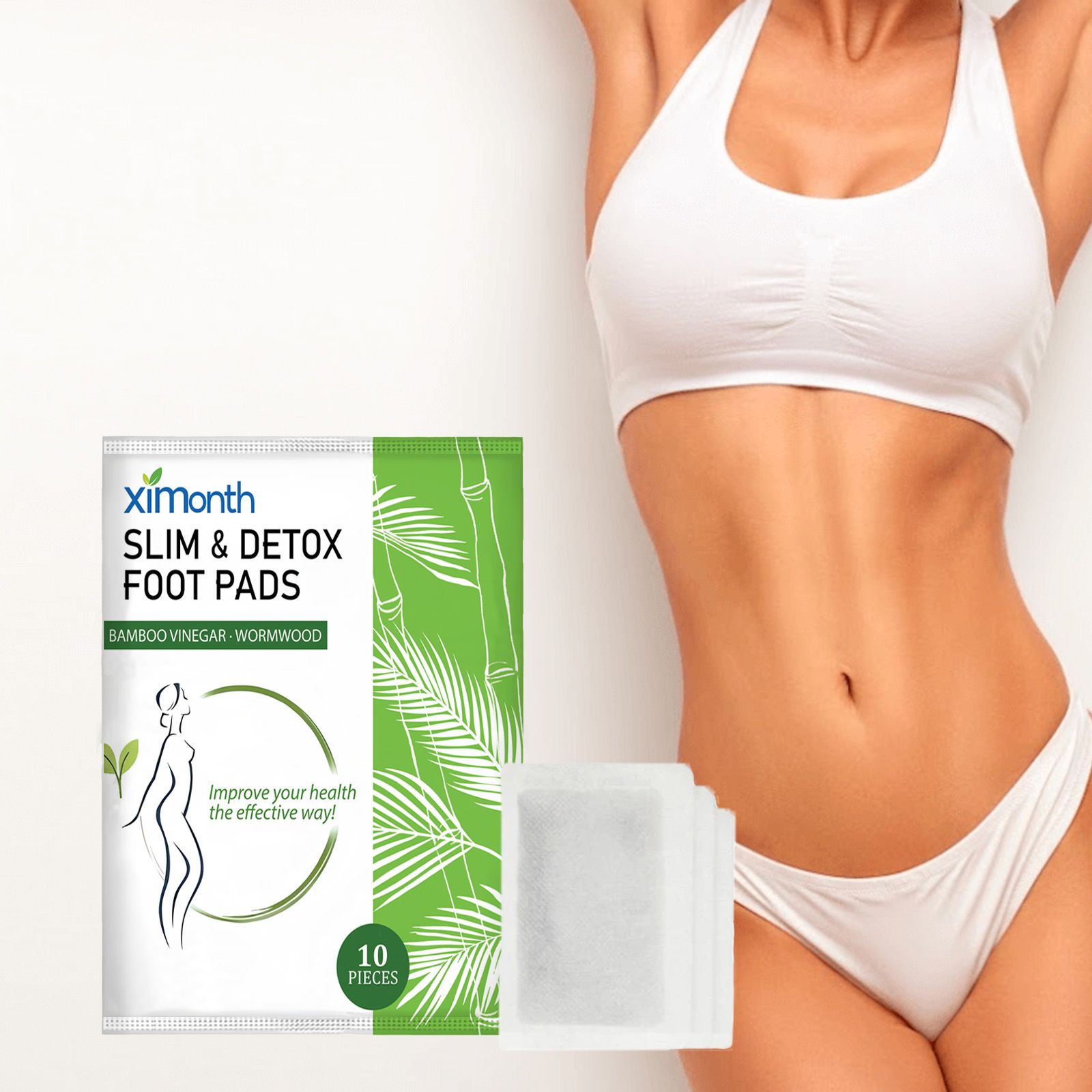 Mugwort Patch​ XIMONTH Slim Detox Foot Pads