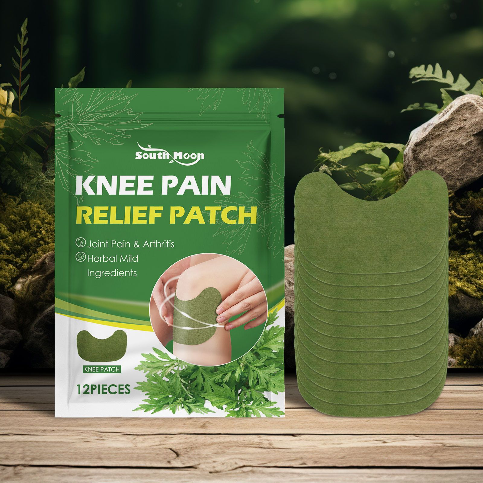 Mugwort Patch​ SOUTH MOON Knee Pain Relief Patch