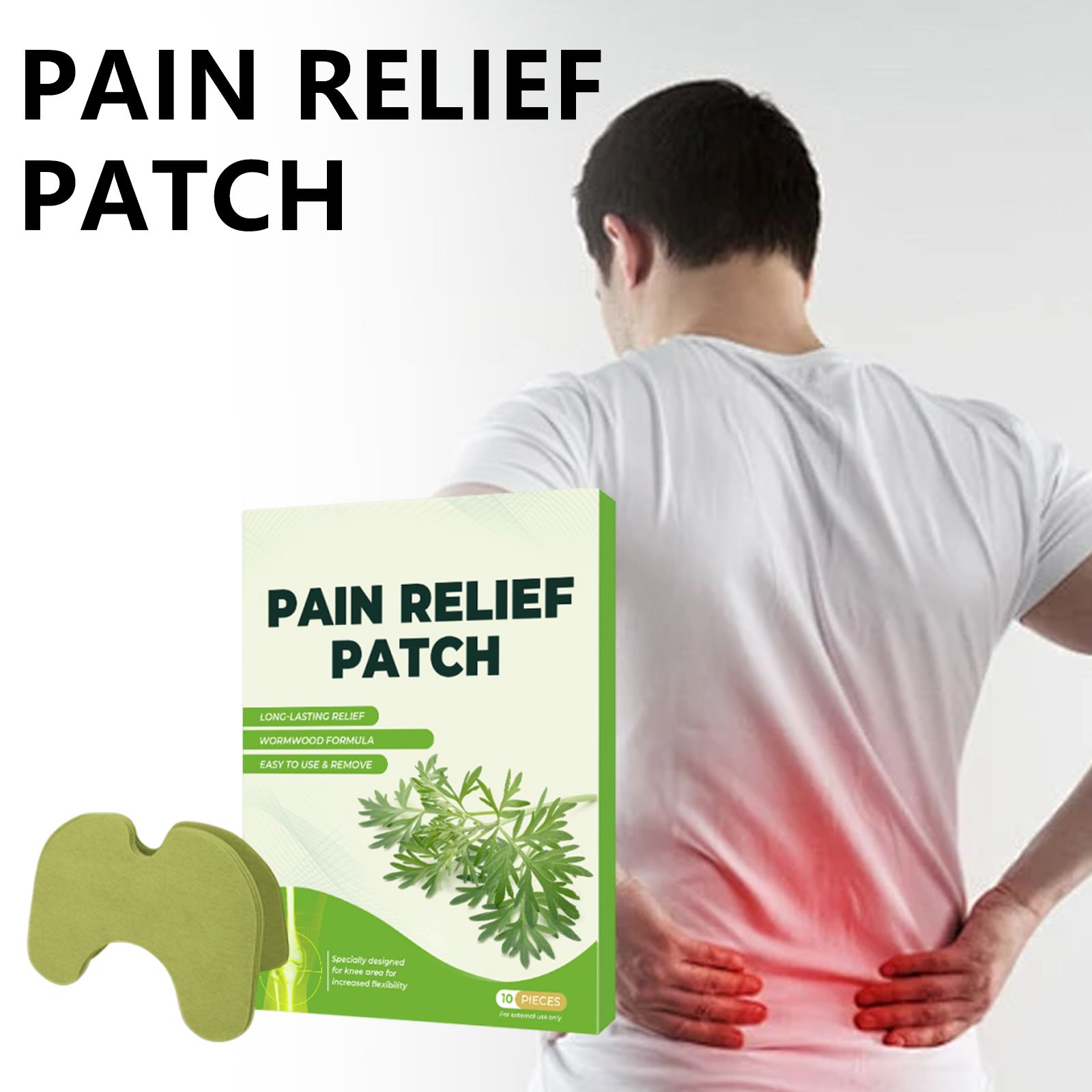Mugwort Patch​ Wormwood joint care patch Joint lumbar cervical knee leg muscle massage comfort care health care patch