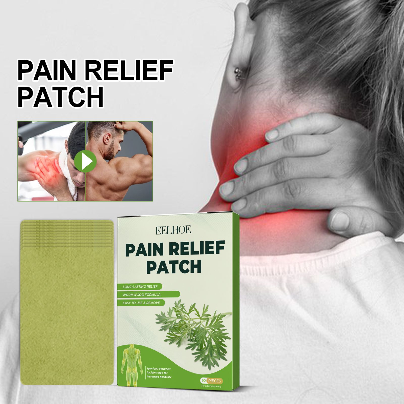 Mugwort Patch​ EELHOE Pain Relief Patch