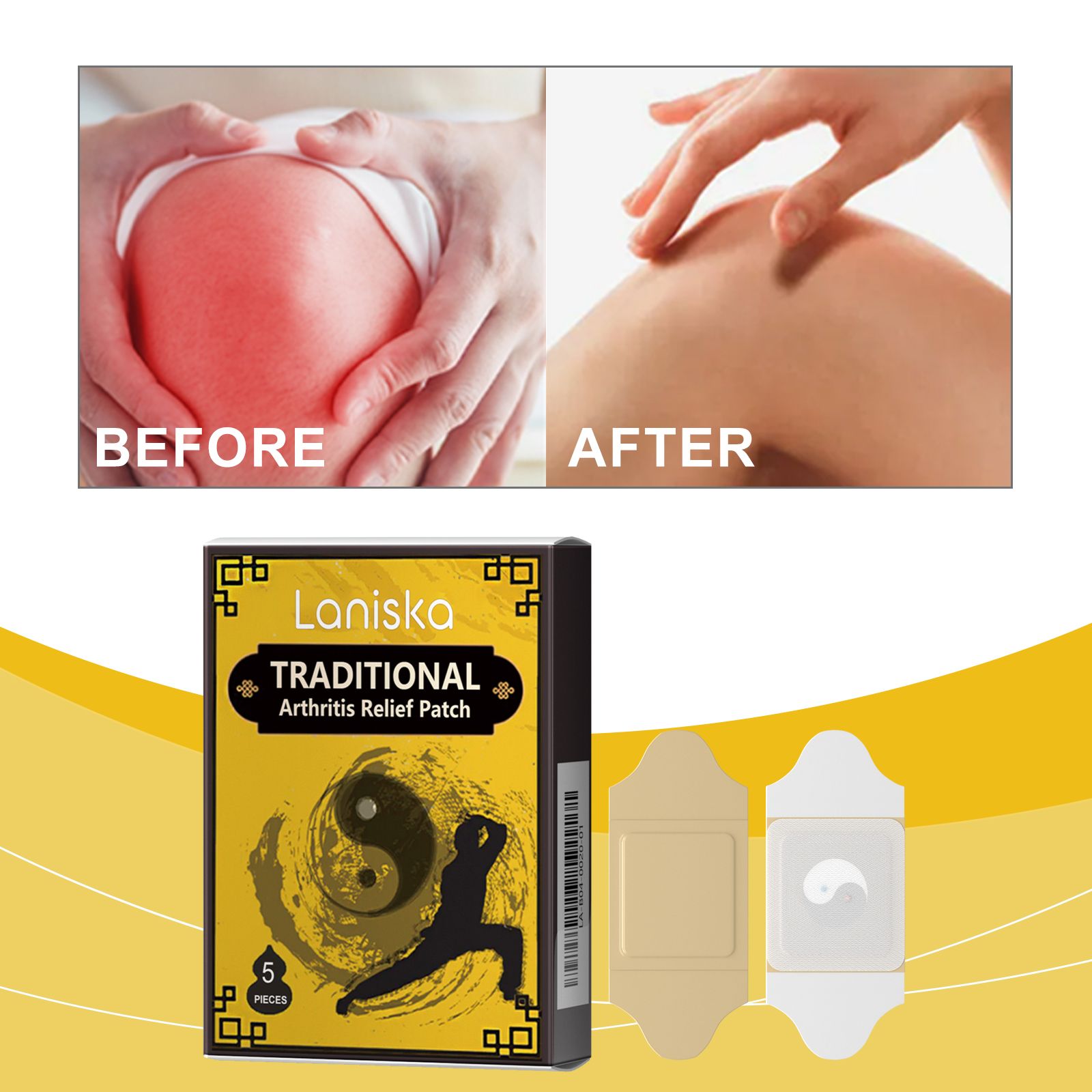 Mugwort LANISKA Traditional Arthritis Relief Patch
