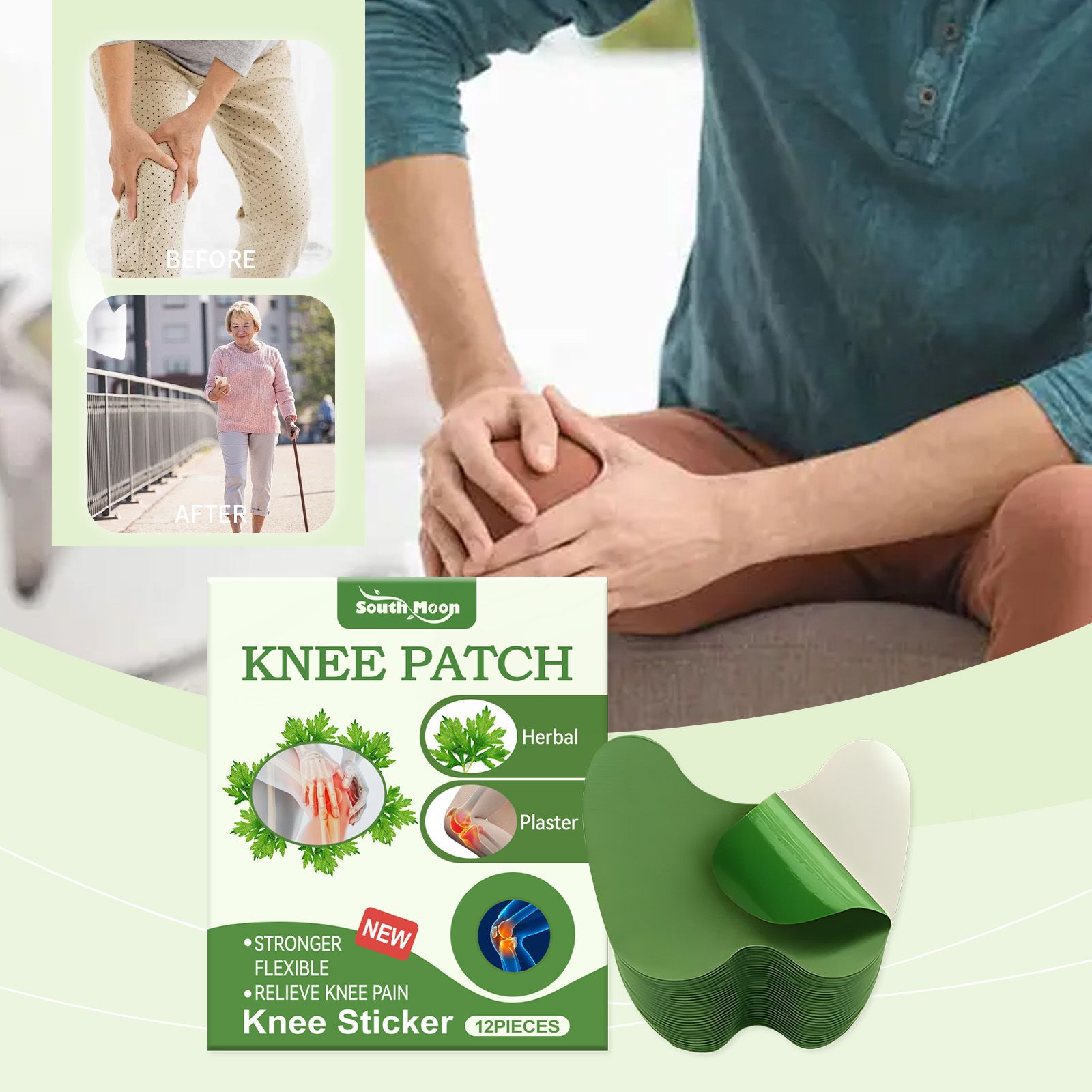 Mugwort Patch​ SOUTH MOON Knee Patch