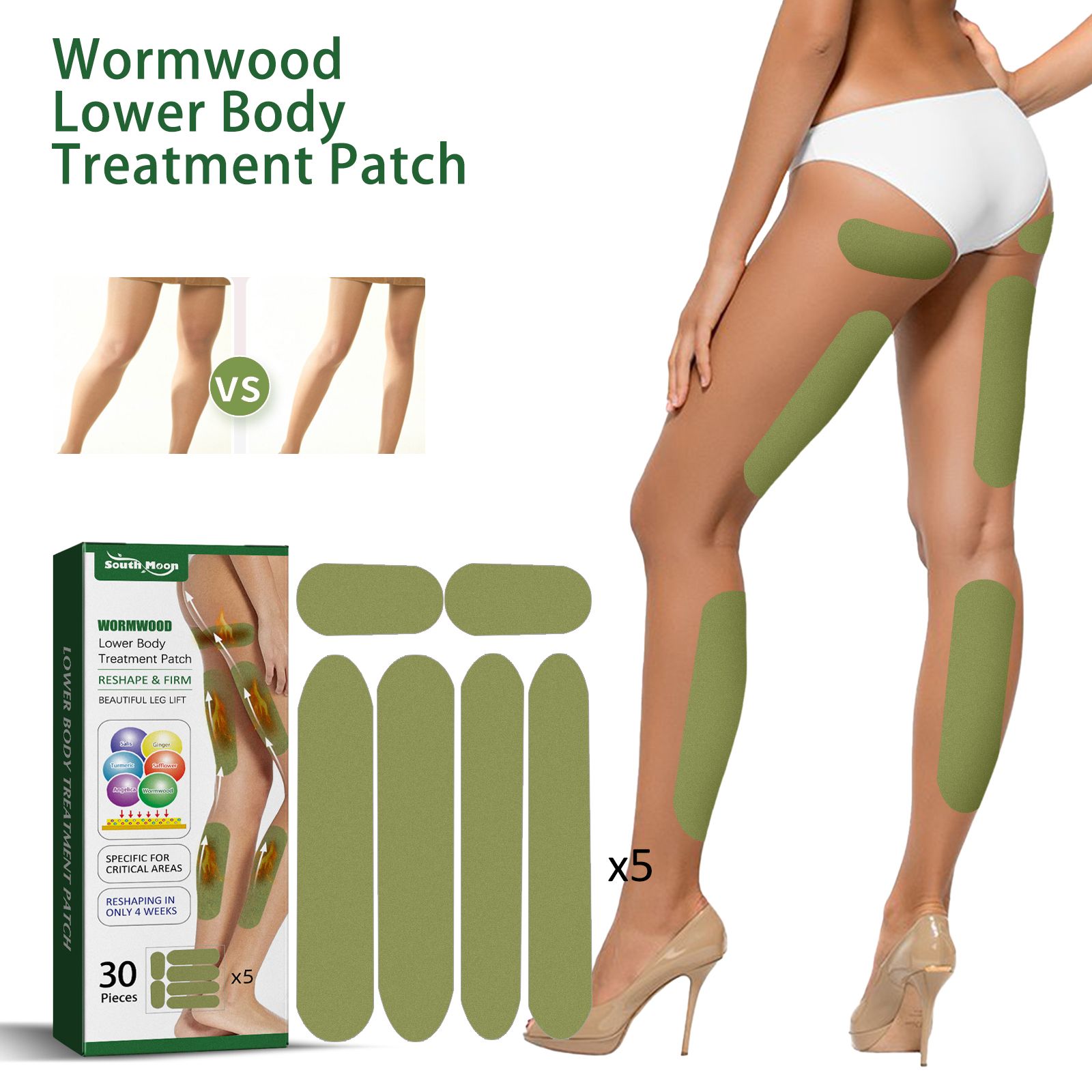 Mugwort Patch​ SOUTH MOON Lower Body Treatment Patch
