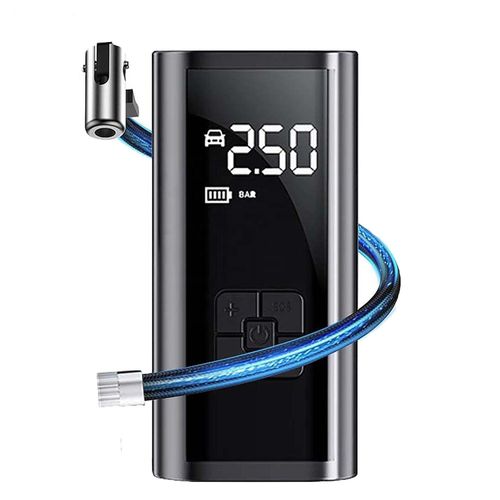 Car Air Pump Handheld Powerful 6000mAh Wireless 150PSI Pressure Air Compressor Portable Car Tire Inflator With Power Bank