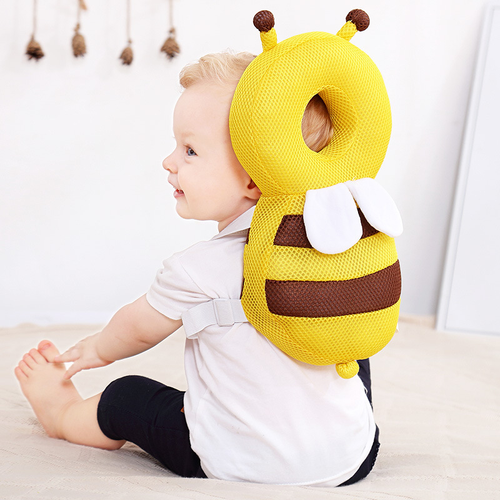 Baby anti - fall pillow, designed like a bee, protects the head during toddler walking! Mega sale at 50% off.