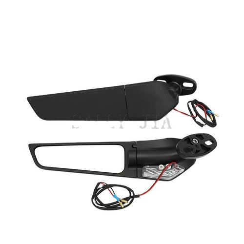 Motorcycle rearview mirror universal modified fixed wing reflector