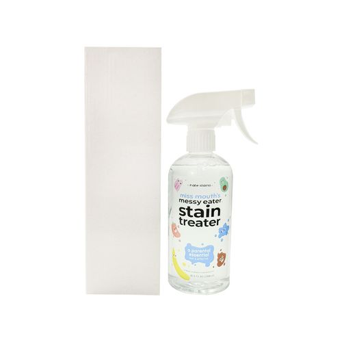 Stain treatment spray clothing cleaning stain spray degreasing portable spray white box