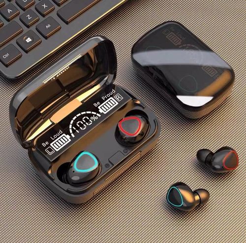 M10 Waterproof TWS Bluetooth 5.1 Earphones Charging Box👍