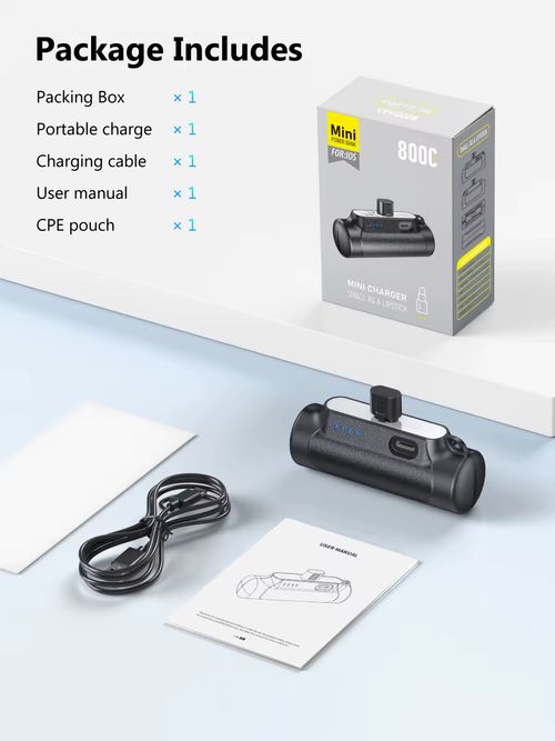 ☺️High Quality Mini Emergency Mini Small Power Bank🤠