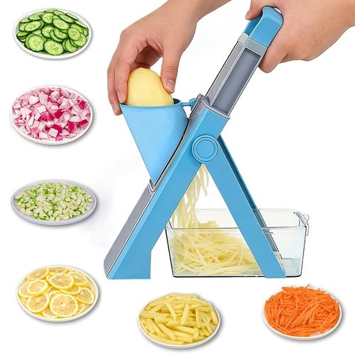 🏡（✅ Durable & Practical🖼️）Safe Vegetable Slicer and Chopper🤟
