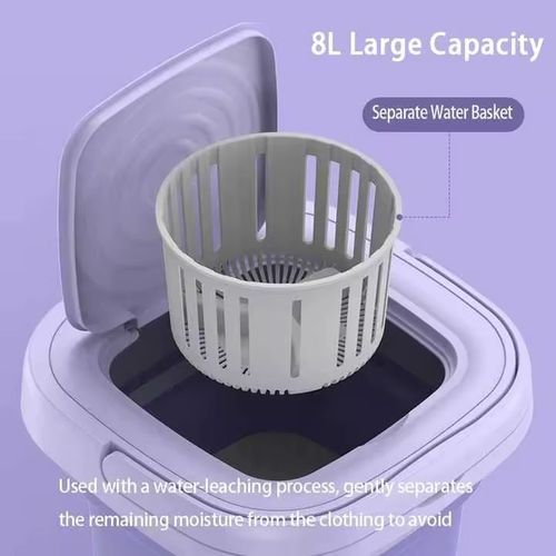 🎉Portable 8L Foldable Mini Washing Machine💦