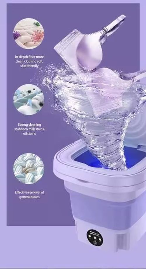🎉Portable 8L Foldable Mini Washing Machine💦