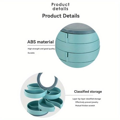 🔥70% off sale - Accessories Organizer Box with Cosmetic Mirror👩‍❤️‍💋‍👨🧡