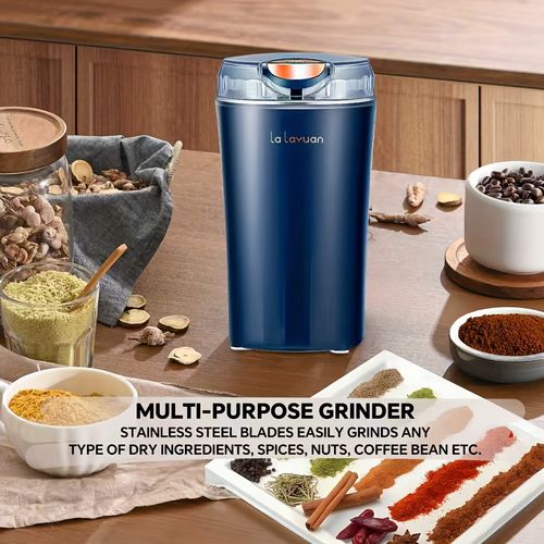 🤞200W Powerful Electric Coffee Grinder, Quiet Spice Grinder🏌️💍