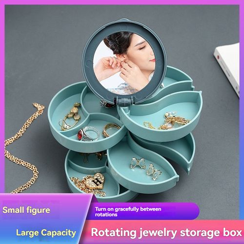 🔥70% off sale - Accessories Organizer Box with Cosmetic Mirror👩‍❤️‍💋‍👨🧡