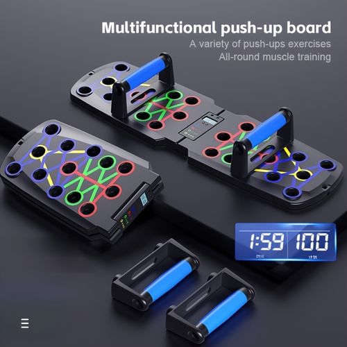 💎Multi-function Push-up Board With Timer🏋️‍♂️💪