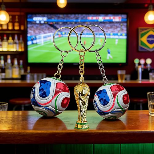 ⚽2026 USA-Mexico Canada World Cup FIFA Themed Keychain Set😎Buy one get one free💎