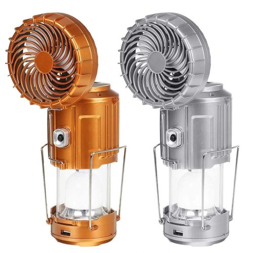 🌞Multifunctional Portable Solar Charging Camping Lantern With Fan😎💎