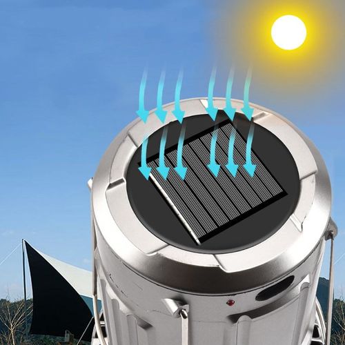 🌞Multifunctional Portable Solar Charging Camping Lantern With Fan😎💎