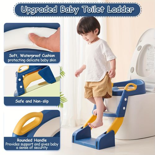 👶2 In 1 Toilet Potty Training Seat With Step Stool Ladder And Urinal👨‍👩‍👧‍👦🤟