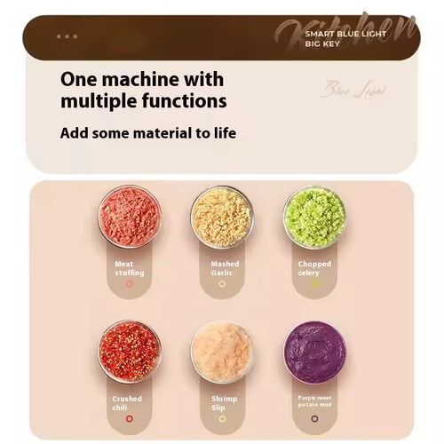 ✊Electric Garlic Mincer Stainless Steel Blade🤝💢