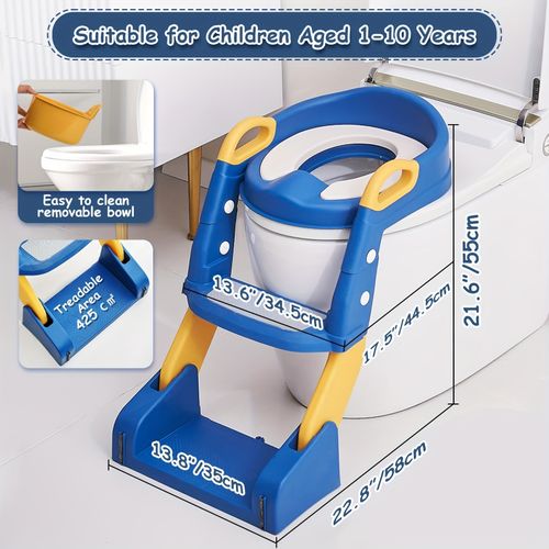 👶2 In 1 Toilet Potty Training Seat With Step Stool Ladder And Urinal👨‍👩‍👧‍👦🤟