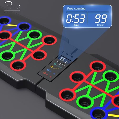 💎Multi-function Push-up Board With Timer🏋️‍♂️💪