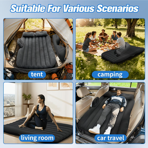 🚗 Car inflatable mattress for backseat rest