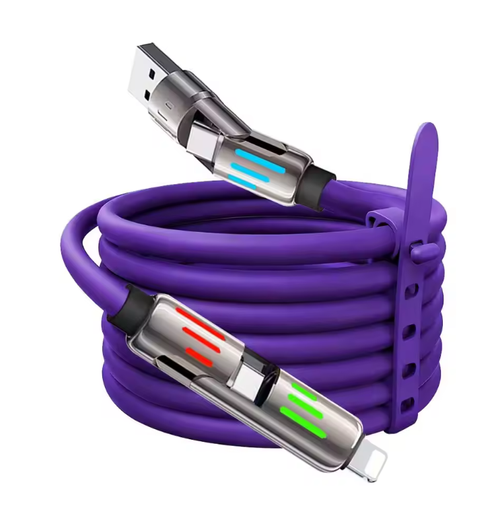 🔗 4‑in‑1 multi‑device compatible charger