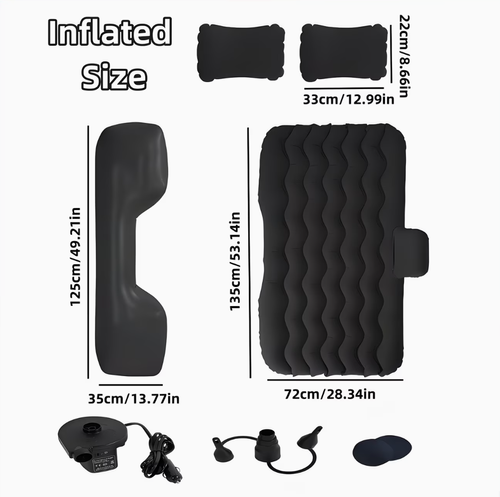 🚗 Car inflatable mattress for backseat rest