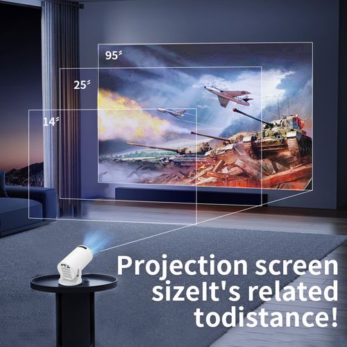 😱I'll regret missing this for the rest of my life: Mini Portable HD Mobile Phone Projector