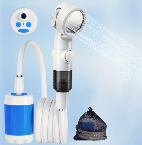 💧 Portable rechargeable electric shower pump