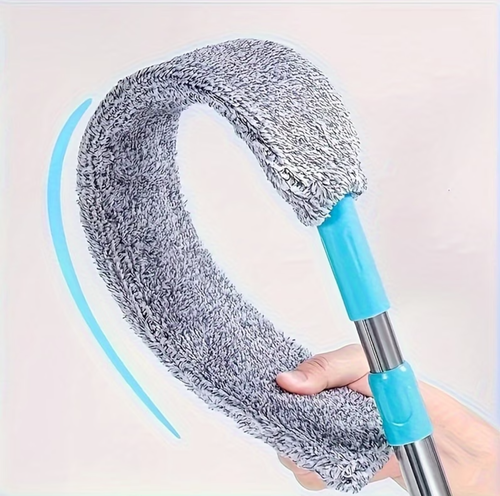 🧹 Extendable microfiber duster with long handle