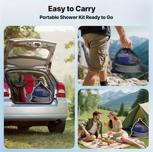 💧 Portable rechargeable electric shower pump