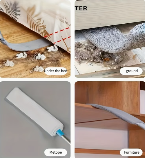 🧹 Extendable microfiber duster with long handle