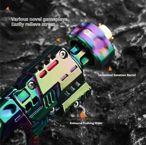 🔫5-set  Chic realistic mini alloy toy gun💥 Shell eject design fires soft bullets