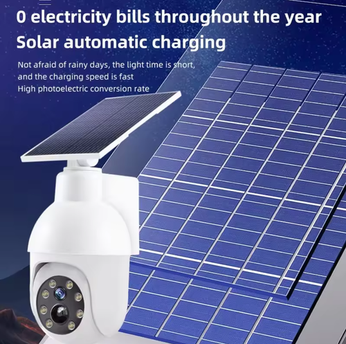📷 Simulated camera anti-theft design & Solar LED intelligent sensor wall light