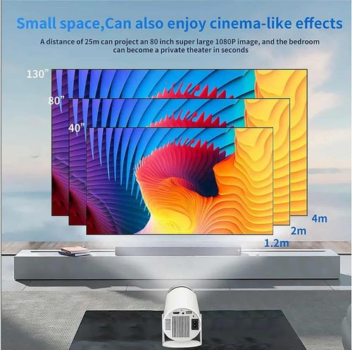 🎮 Free Game Controller Included — Wireless Portable Projector