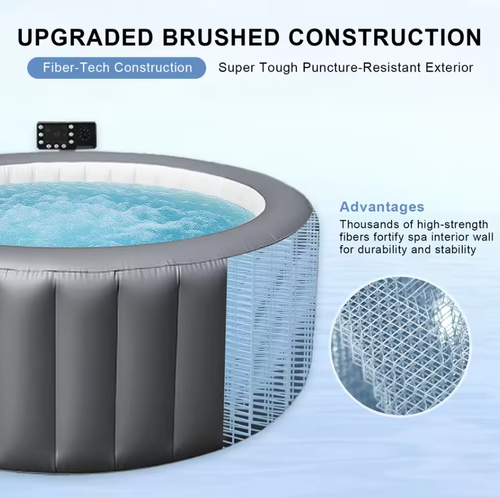 ♨️ 2026 New Round Inflatable SPA Hot Tub  &💧 PVC energy-saving outdoor spray pool